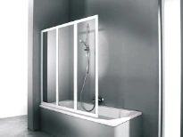HUPPE SD Combinett 2 Pare-Baig. 3 100 H:1400 arg Verre clair Anti-Plaque