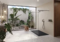 Huppe Easyflat receveur de douche marbre coulé 1000 x 800 x 30 mm - blanc