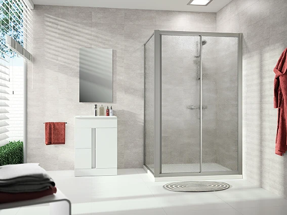 HUPPE SD Alpha 2 sans cadre carré Par.latér al 88 H:2000 argent mat PSC