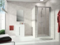 HUPPE SD Alpha 2 sans cadre carré GT 2mfS 120 H:2000 argent mat PSC