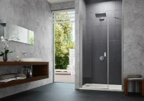 Huppe SD Design P carré Porte battante niche latérale 140 H:1900 arg 322