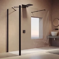 HUPPE SD SolvaPro TG carré Modèle Walk-In 2 G sur com 7T2480 Arg Verre clair