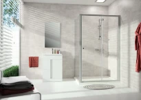 HUPPE SD Alpha 2 carré GT1fS 120 H:1900 blanc Verre clair