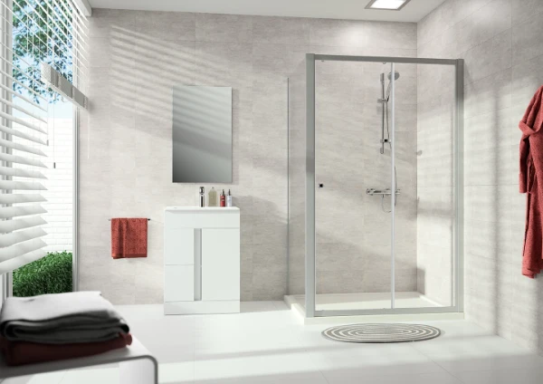 HUPPE SD Alpha 2 carré GT1fS 120 H:2000 blanc Verre clair