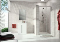 HUPPE SD Alpha 2 carré GT 2mfS 88 H:1900 blanc Verre clair