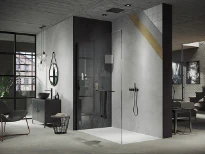 Huppe Rm EasyStyle 2pcs. Pack Revêtement mural 100/100 H:2550 Béton