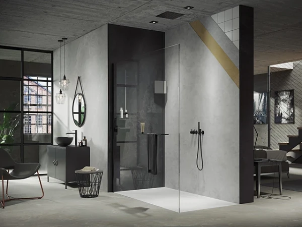 Huppe Rm EasyStyle 2pcs. Pack Revêtement mural 100/100 H:2550 Béton