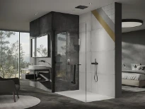 Huppe Rm EasyStyle Revêtement mural 150 H:2550 Italian Stone blanc Tile