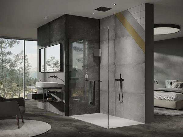 Huppe Rm EasyStyle Revêtement mural 100 H:2550 Italian Stone grège Tile