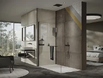 HUPPE Rm EasyStyle Revêtement mural 150 H:2550 Italian Stone marron Tile
