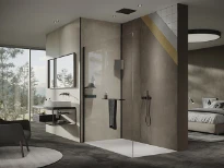 Huppe Rm EasyStyle Revêtement mural 100 H:2550 Italian Stone marron