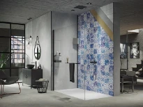 Huppe Rm EasyStyle Revêtement mural 150 H:2550 Barcelona Tiles