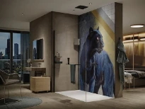 HUPPE Rm EasyStyle Revêtement mural 150 H:2550 Panther by Pöppelmann