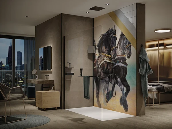 HUPPE Rm EasyStyle 2er Pack Revêtement mura l 100/150 H:2550 Horses by Pöppelmann