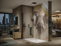 HUPPE Rm EasyStyle Revêtement mural 100 H:2550 Elephant by Pöppelmann