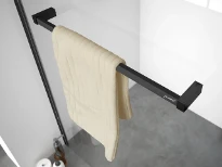 HUPPE AC PORTE SERVIETTE 600MM (A COLLER, RECOUPABLE) Black Edition
