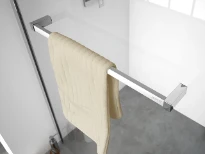HUPPE AC PORTE SERVIETTE 600MM (A COLLER, RECOUPABLE) argent mat