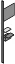 HUPPE AC Select+ Kit pour verre 6 mm / Hauteur 2000 mm 2000mm argent mat