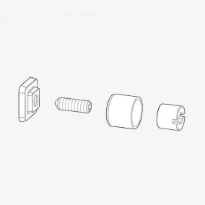 HUPPE AC EasyStyle Schraubensatz Zur Montage einer Select+ 10mm ohne Bohren m