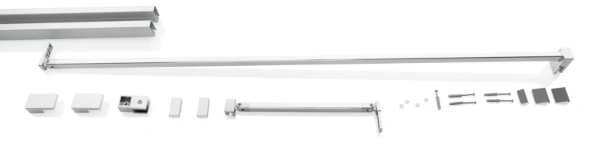 HUPPE AC Kit de montage en u pour porte saloon et pivotannte pour gamme DESIGN P