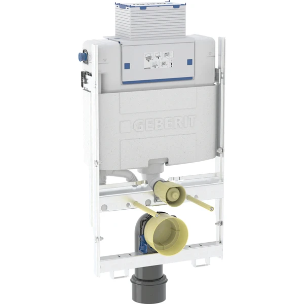 Geberit GIS Elément pour WC suspendu, 87 cm, avec réservoir de chasse à encastrer Omega 12 cm