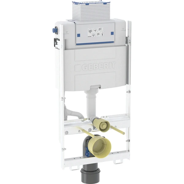 Geberit GIS Elément pour WC suspendu, 100 cm, avec réservoir de chasse à encastrer Omega 12 cm