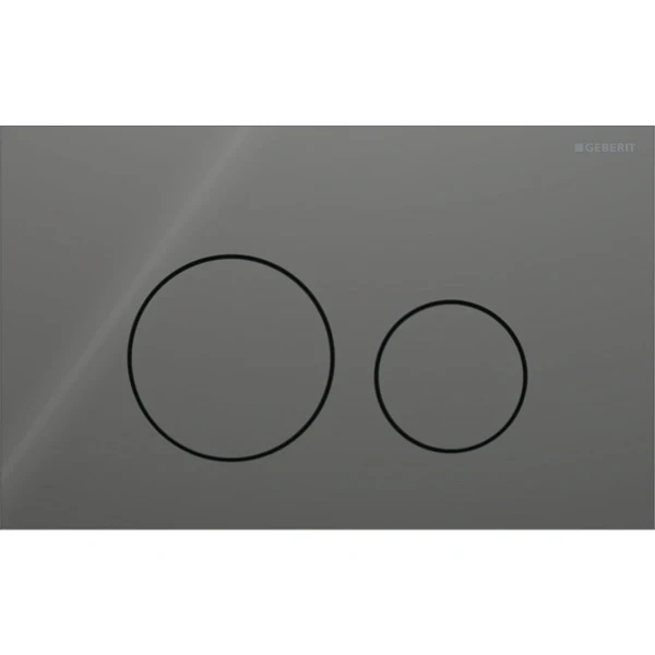 Geberit Sigma 40 Plaque de commande pour rinçage à 2 volumes, ronde: Lave