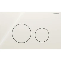 Geberit Sigma 40 Plaque de commande pour rinçage à 2 volumes, ronde: Gris sable