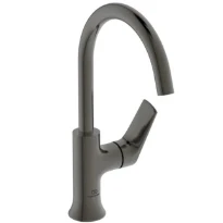 Ideal Standard La Dolce Vita mitigeur lavao bec haut sans vidage - Gun Metal