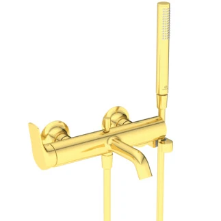 Ideal Standard La Dolce Vita mitigeur bain/douche avec set de bain - Brushed Gold