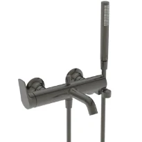Ideal Standard La Dolce Vita mitigeur bain/douche avec set de bain - Gun Metal