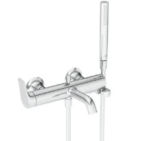 Ideal Standard La Dolce Vita mitigeur bain/douche avec set de bain - chromé