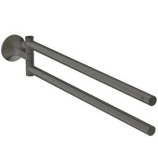 T5505A5 Ideal Standard La Dolce Vita handdoekstang dubbel 469 mm - Gun Metal
