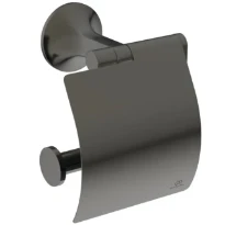 Ideal Standard La Dolce Vita porte-rouleau avec couvercle - Gun Metal