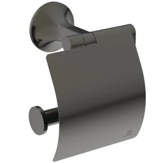 Ideal Standard La Dolce Vita porte-rouleau avec couvercle - Gun Metal