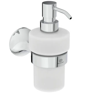 Ideal Standard La Dolce Vita distributeur de savon verre blanc - Chroom