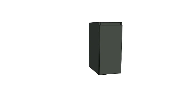 Procasa Klaire 65 - sous meuble lavabo avec 1 porte 300 x 435 x 650 mm - charnière gauche - moon verde