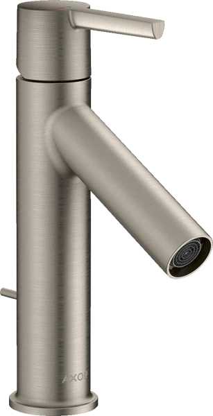 Axor Starck wastafelmengkraan - stainless steel optik