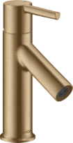 Axor Starck robinet eau froide - bec 86 mm - Brushed Bronze - avec tirette de vidage à l'arrière du bec