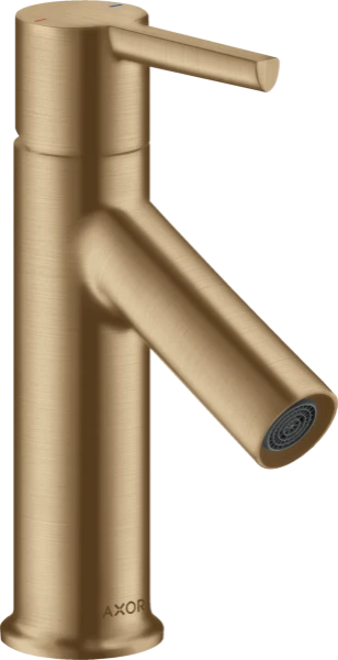 Axor Starck robinet eau froide - bec 86 mm - Brushed Bronze - avec tirette de vidage à l'arrière du bec