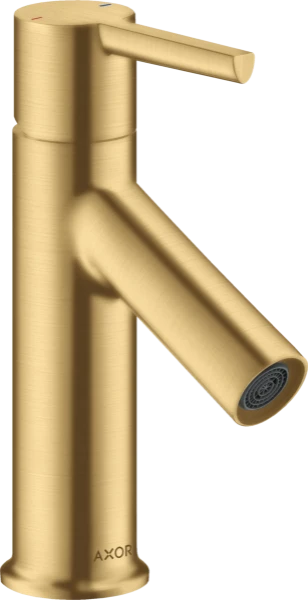 Axor Starck robinet eau froide - bec 86 mm - Brushed Gold Optic - avec tirette de vidage à l'arrière du bec