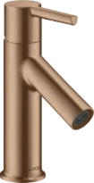 Axor Starck robinet eau froide - bec 86 mm - Brushed Red Gold - avec tirette de vidage à l'arrière du bec