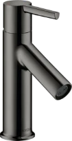 Axor Starck robinet eau froide - bec 86 mm - Polished Black Chrome - avec tirette de vidage à l'arrière du bec