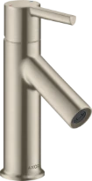 Axor Starck robinet eau froide - bec 86 mm - Brushed Nickel - avec tirette de vidage à l'arrière du bec