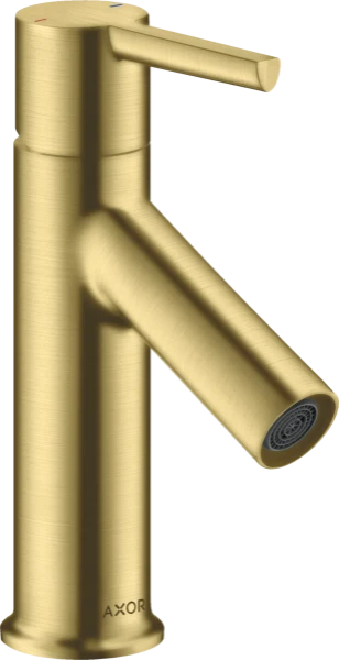 Axor Starck robinet eau froide - bec 86 mm - Brushed Brass - avec tirette de vidage à l'arrière du bec