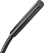 DOUCHETTE AXOR STARCK polished black chrome