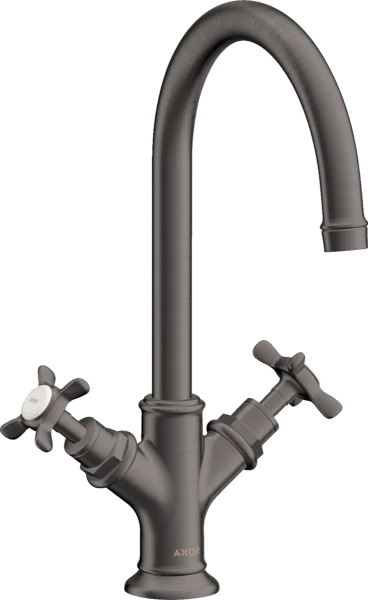 MELANGEUR DE LAVABO DUO-COMMANDE AXOR MONTREUX brushed black chrome