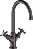 MELANGEUR DE LAVABO DUO-COMMANDE AXOR MONTREUX brushed black chrome