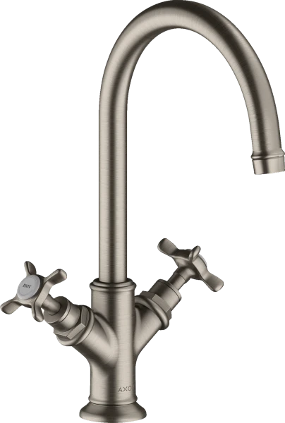MELANGEUR DE LAVABO DUO-COMMANDE AXOR MONTREUX stainless steel optik