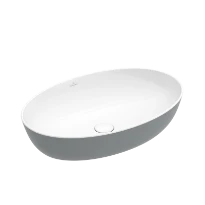 Villeroy & Boch Artis lavabo à poser 610 x 410 mm - French Linen - sans trou de robinet - sans trop-plein